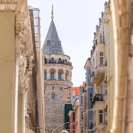 Warm Rustic Charming 2bd Galata Wpatio Gem! #320 דירה איסטמבול